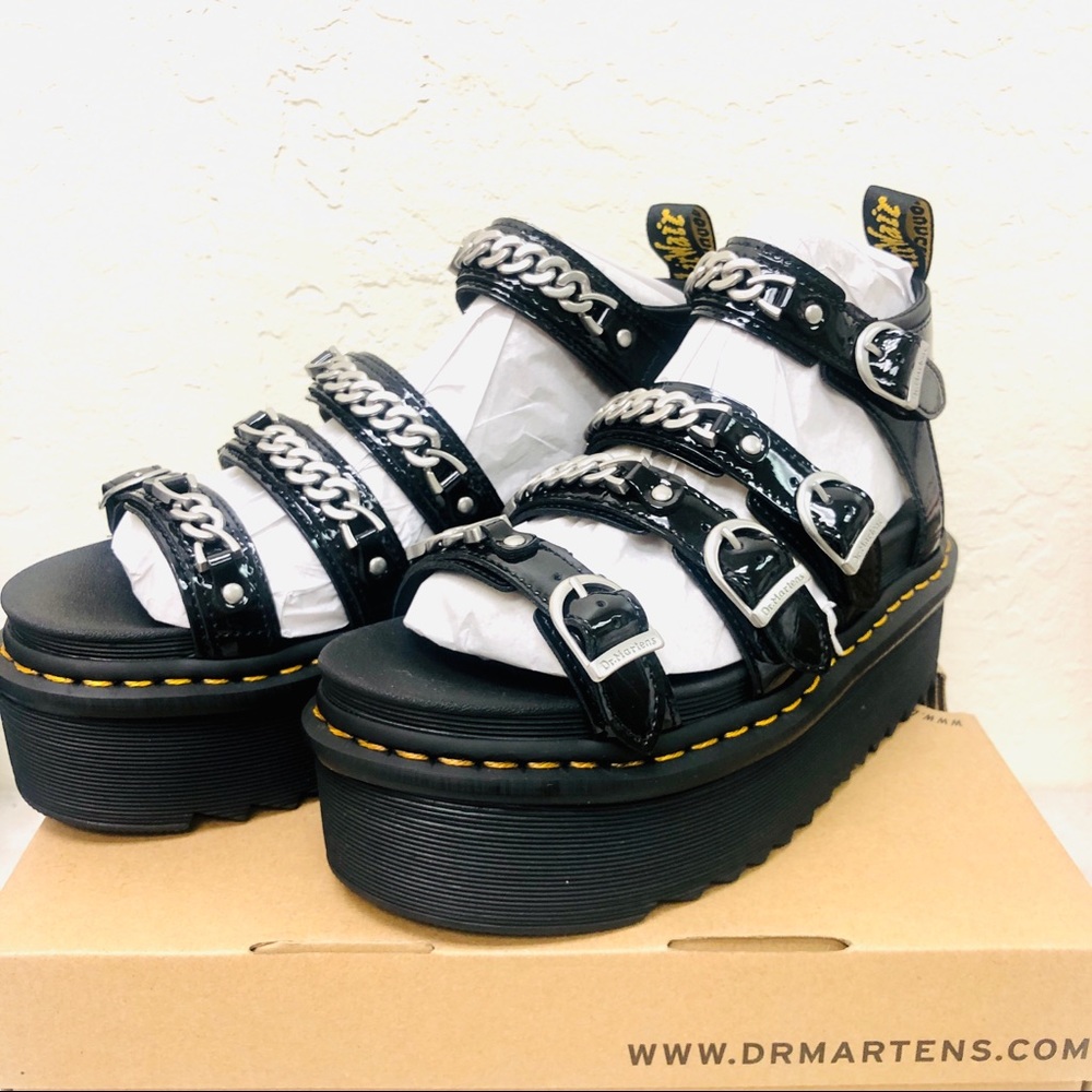 Dr. Martens Blair II Chain Strap Platform Sandal
